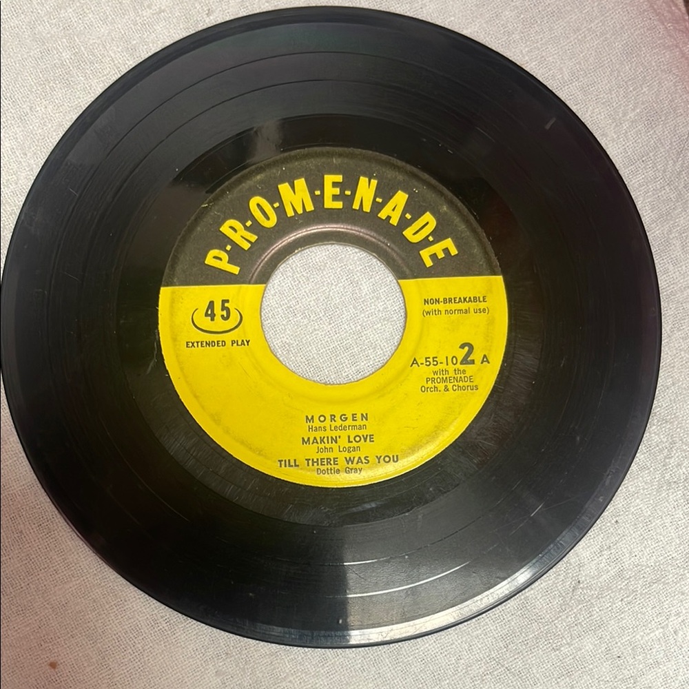 45 rpm Vintage Vinyl Record